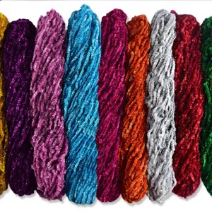 Metallic Sparkly Glitter Chenille Stems Pipe Cleaners Fuzzy Wire For DIY Craft Projects Party Decor