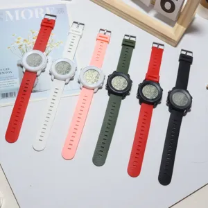 Orologio Sportivo Digitale in Plastica e Silicone per Bambini Con Motivo a Coniglio Allarme Luminoso Orologio Elettronico