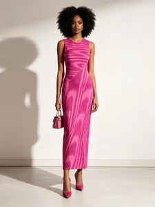 Gynaikeia Sexy Amanika Stroggyli Laimokopsi Steno Bodycon Tie Dye Makry Forema Kalokairi Party