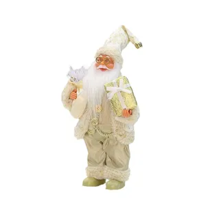 Stehende Weihnachtsmann Figur 30cm groß fur Tisch Fenster Deko Weihnachten Geschenke
