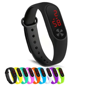 LED Digital Uhr Sport Elektronisches Armband Mode Leuchtendes Handheld Armband Uhr Für Studenten Kinder Unisex Geschenk