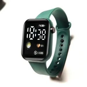 Fashion LED Digital Watch For Women Men Minimalist Waterproof Sport Electronic Watch Kids Luminous Smart Watch Student Casual Wristwatch