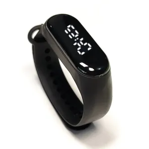 Montre Numérique de Sport LED Tactile Bracelet en Silicone Étanche Pour Étudiants Couples Montre Électronique