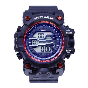 Jungen Outdoor Digital Sport Uhr wasserdicht Sturzsicher LED leuchtend Elektronikuhr