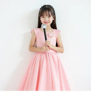 Children costume toy microphone fake prop for party performance, lightweight handheld mic toy.