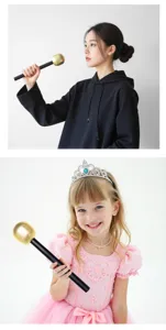 Children toy microphone decorative fake mic prop for party performance Halloween dress up