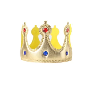 Children Gold Crown King Hat Birthday Party Cake Decoration Props Costume Photo Accessories