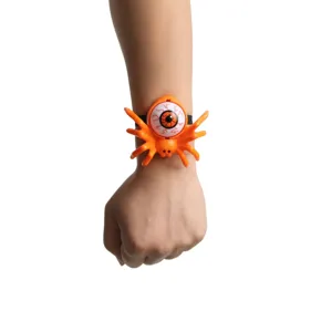 Halloween glowing spider watch novelty eyeball wristband horror party toy accessory