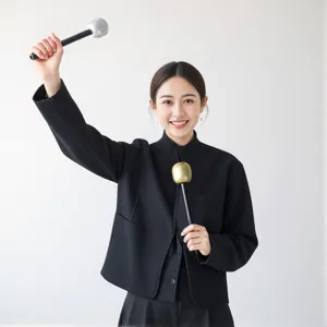 Halloween decorative fake microphone toy for party performance and children singing props.