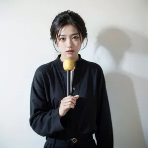 Halloween decorative fake microphone toy prop for kids party performance stage handheld mic