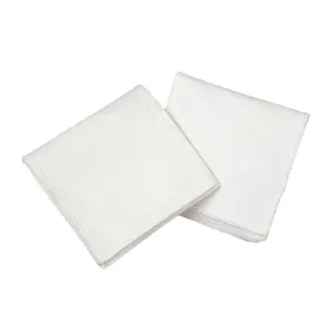 Tissu de sac à poussière en coton blanc de qualité supérieure pour le rangement des bijoux.