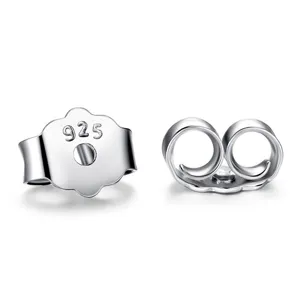 Farfalline per Orecchini in Argento Sterling 925 Chiusure per Orecchini Minimaliste a Farfalla per Creazione Gioielli