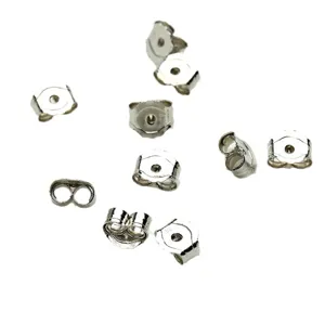 Retro orecchini a farfalla in argento sterling 925 componenti per gioielli ricambi