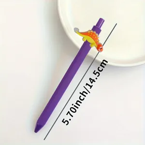 Cute dinosaur gel pen purple cute cartoon student writing ballpoint pen school supply