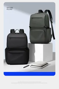Mochila Portatil Hombre Negocios Impermeable Commuter Gran Capacidad Viaje Mochila