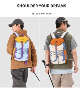 Outdoor hiking backpack lightweight travel daypack waterproof sports rucksack for men