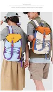 Outdoor sports hiking backpack lightweight travel daypack for men and women camping cycling