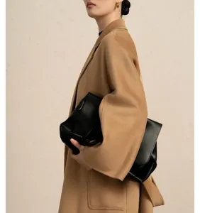 Women's camel long cashmere blend bathrobe coat, elegant autumn winter double faced wool outerwear.