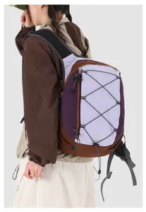 Mochila ligera para ciclismo al aire libre senderismo ocio colorblock para unisex adultos
