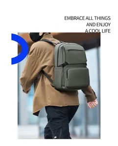 Mochila hombre negocios casual impermeable gran capacidad mochila para computadora portátil