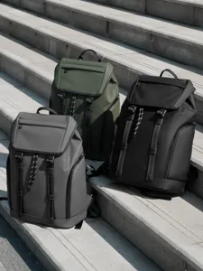 Men's Business Casual Backpack Waterproof Large Capacity Laptop Bag Travel School Bookbag For Daily Commute