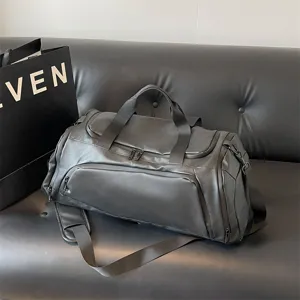 Large Capacity Oxford Cloth Gym Duffel Bag Dry Wet Separation Travel Bag Sports Training Shoulder Crossbody Bag