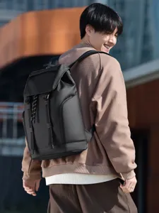 Men's large capacity waterproof business casual backpack for outdoor commuter laptop daypack