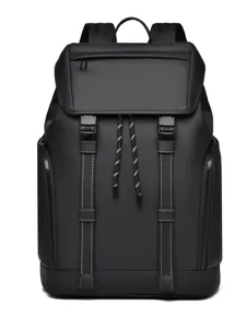 Large capacity waterproof black backpack business casual outdoor commuting computer backpack