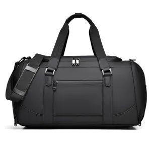 Multifunctional Travel Duffel Bag Waterproof Sports Fitness Bag With Separate Shoe Compartment Wet Dry Separation Bag