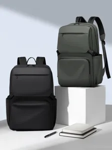 Mochila de Negocios para Hombres Impermeable Gran Capacidad Bolsa para Portátil Viaje Casual