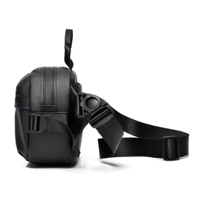 Men's tactical chest bag waterproof functional crossbody sling bag outdoor sports commuting.