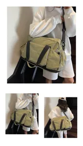 Lightweight multifunctional travel bag large capacity waterproof gym duffel bag for women