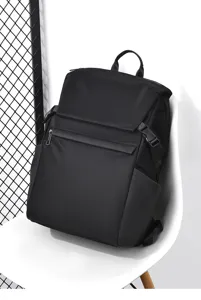 Mochila Negra Hombre Negocios Portátil Impermeable Gran Capacidad Viaje Ocio Trabajo Bolsa