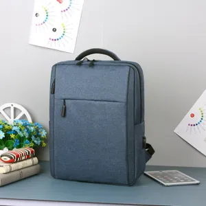 17 Inch Large Capacity Casual Travel Backpack Business Laptop Bag for Men and Women Blue