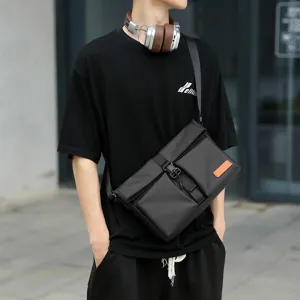 Men's casual crossbody bag stylish messenger bag versatile street shoulder bag for daily use