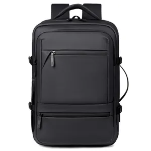Multifunctional mens business backpack, large capacity laptop bag, casual travel rucksack