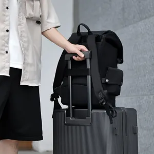 Mochila Hombre Gran Capacidad Negocios Viaje Portátil Ocio Impermeable Estudiante
