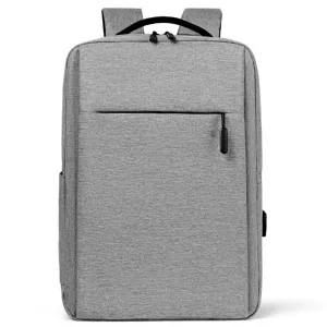 Grote Capaciteit Zakelijk Laptoprugzak Oxford Stof Casual Reistas USB-oplaadpoort Woon-werkverkeer Rugzak Voor Mannen Vrouwen