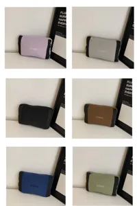 Lightweight folding travel storage bag, multi-color portable luggage organizer for daily use.