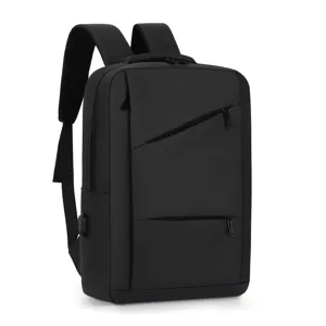 Sac à Dos Imperméable d'Affaires pour Hommes Grande Capacité Sac d'Ordinateur Voyage Rucksack Casual PU Cuir Daypack pour Trajet