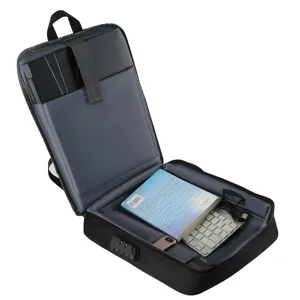 Freizeit EVA Hartschale Diebstahlsicherung Business Laptop Rucksack mit Schloss.