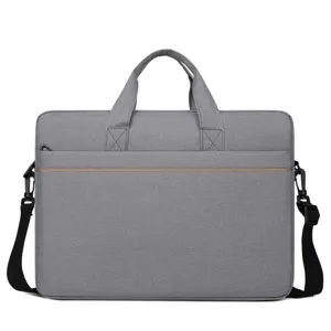 Borsa porta pc grigia borsa da lavoro tracolla grande capacità ufficio affari uomo