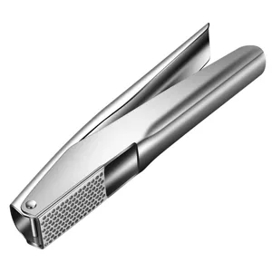 Stainless Steel Garlic Press Manual Kitchen Mincer Tool Heavy Duty Garlic Crusher Garlic Presser