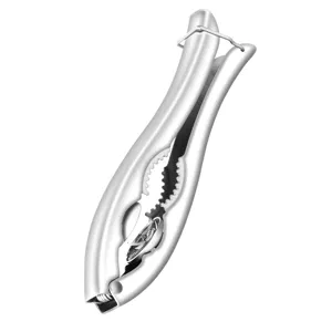 Stainless steel chestnut opener nut cracker kitchen tool for easy shell cracking and nuts.