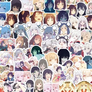 Süße Anime Graffiti Aufkleber Wasserdichte Vinyl Abziehbilder Für Koffer Handyhülle Laptop Ästhetische Dekoration