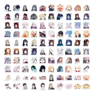 100 Stueck niedliche Anime-Grafiti-Aufkleber wasserdichte Abziehbilder fuer Koffer.