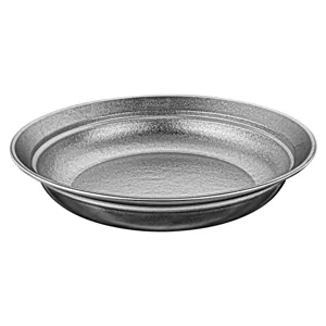 Assiette plate ronde de luxe en pur titane pour maison vaisselle de cuisine exquise