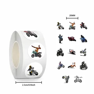 Dekorative Motorrad Rollen Aufkleber Wasserdichte Abziehbilder Für Auto Scrapbooking Handbuch Laptop Gepäck Handwerk Dekoration
