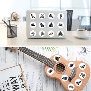 Wasserdichte Motorrad Aufkleber Vinyl Decals fur Laptop Skateboard Gitarre Dekoration