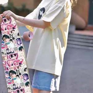 Cartoon anime graffiti stickers skateboard esthetische decoratieve waterdichte set.